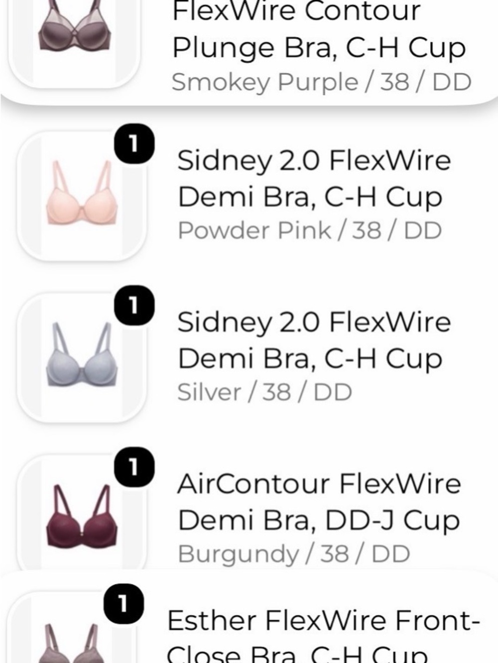 Lot of 20 BNWT Understance Bras